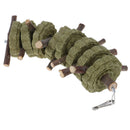 Hamster Teeth Grinding Toys Rabbit Tree Branch Grass Ball Hanging Cage ToyA.3C