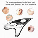 Stainless Steel Scraping Body Guasha Board Scrapper Plate Massage L0Z2