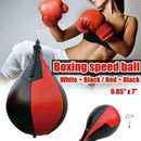 Sport Fitness MMA Boxing Punching Ball Speed Training Pu Bag Leather Pe Y1G7