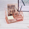 Multi-function Cosmetic Organizer Desktop Make-up Iron Organizer Pen Storage Box
