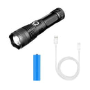 3000lm Waterproof Rechargeable XHP50LED Zoomable Flashlights Glare Flashlight
