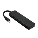 Aluminium USB C 3.1 Hub 5in1 Adapter USB3.0 +Charging Port+ Card Reader Port
