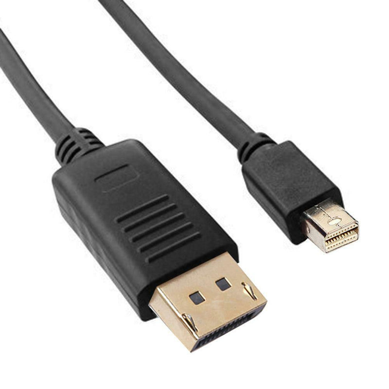 Mini DisplayPort DP to DisplayPort DP 1.2 Cable Male to Male Black 6Ft