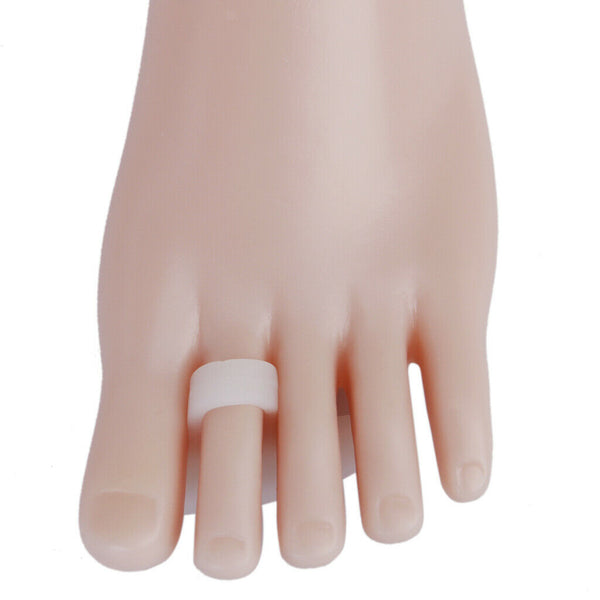 Pair Hammer Claw Mallet Toes Crest Corrector Gel Silicone Cushion Pain Relief