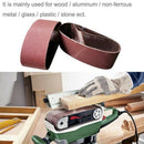 18 Pcs 3 Inch X 21 Inch Aluminum Oxide Sanding Belt(3 Each Of 60 80 120 150