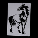 Horse Stencil Cake Mould Kids Painting Scrapbook Template Stencils DIY De 3C