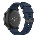 22mm Silicone Watchband Belt for Amazfit GTR 47mm/Pace/Stratos (Dark Blue) A