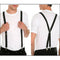 Men X Back Suspender Adjustable Strap Non-slip 4 Clips Trousers Pants Braces