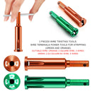 2pcs Automatic Peeling Cable Stripping Terminals Electrician Wire Twisting Tool