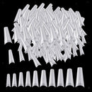 False Nails Half French Nail Tips Home DIY Nail Salon Tools 10 Sizes Natural