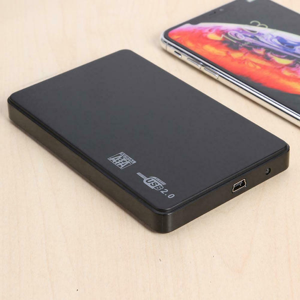 2.5 inch Hard Drive Box SATA USB2.0 HDD Case External Hard Disk Enclosure for PC