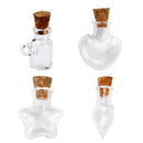 20pcs  Empty Glass Bottle Jar Vials Perfume Cork Charm DIY Pendant Craft