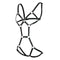 Body Chest PU Leather Adjustable Hollow Out Straps Belt Club Costumes