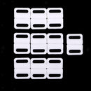 20pcs Plastic Bikini Clips Hook Snap Clasps Swimwear Bathing Suit Fasteners