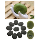 12pcs/ lot Hot Spa Rock Basalt Therapy Massage Lava Natural Jade Stones