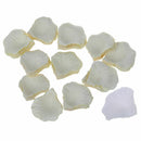 1000 Pcs Heart Shaped Red Rose Petals,Ivory white E2W8
