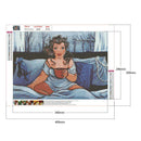 5D DIY Full Drill Diamond Painting Happy Girl Cross Stitch Decor (LG106)