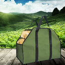 Portable Storage Bag Waterproof Canvas Log Storage Bag Wood Firewood Bag Lo