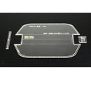 3pcs DIY Pencil Bag Pen Case Leathercraft Acrylic Template Pattern Stencil