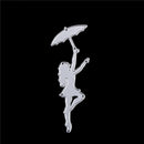 umbrella dancer scrapbook cutting dies metal die cut for diy scrapbooking decoME