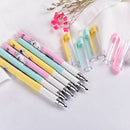 3X Erasable Gel Pens Blue Gel-ink Pens for Office School Supplies Writing Tool