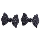 Crystal Rhinestone Bow Ear Stud Earrings Bowknot Tie Earrings Women Jewelry 3CAU