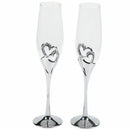 2 Pcs /Set Wedding Toasting Champagne Flutes Glass Drink Cup Party Marriage