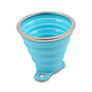 4X(270Ml Silicone Folding Cup Outdoor Coffee Cup Retractable Travel Cup WitS2D3)