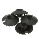 4pcs Removable Rubber Trekking Pole Snow Mud Basket for Hiking Poles, Walking