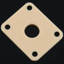 for Gibson Les Paul Plastic Jackplate Cover Milk yellow P100IV Z1H6