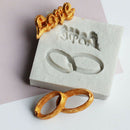 Love Letter Ring Shape Fondant Silicone Mold Chocolate Mold Cake Decor Tool. BX