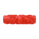 7 inch Embossed Painting Roller with Handle for Wall Decor - EG343T - Bird Z5S7
