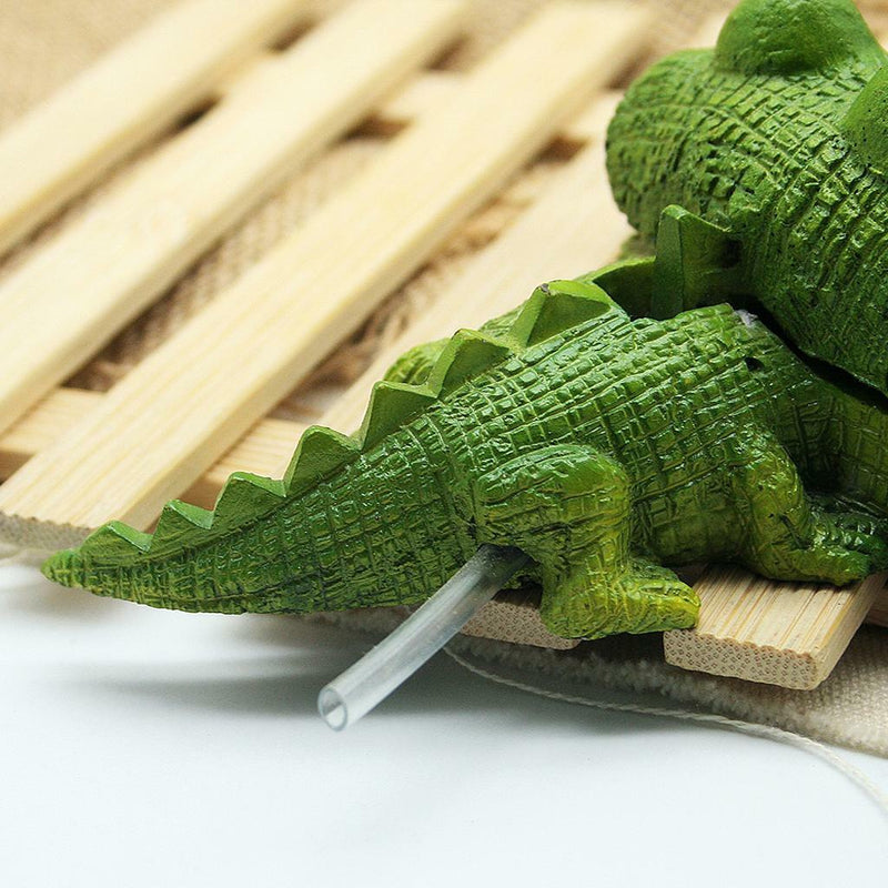 Air Bubbling Crocodile Ornaments with 16ft Aquarium Fish Tank Pond Pipe Hose