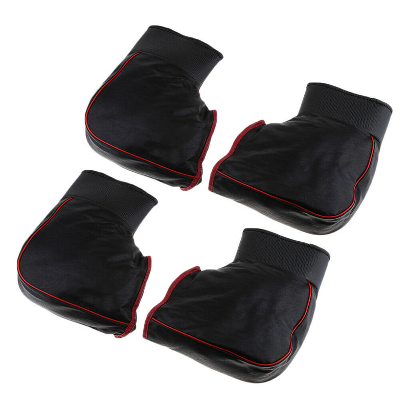 2 Pairs Motorcycle Warm Winter Windproof Waterproof Handlebar Muffs Gloves
