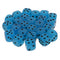 Blue Acrylic D6 Noctilucence Dices 6-Sided Point Spot Game Dice 25pcs/Pack Glow