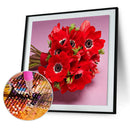5D Full Round Drill Diamond Painting diy Flowers Needlework Decor (C1276)