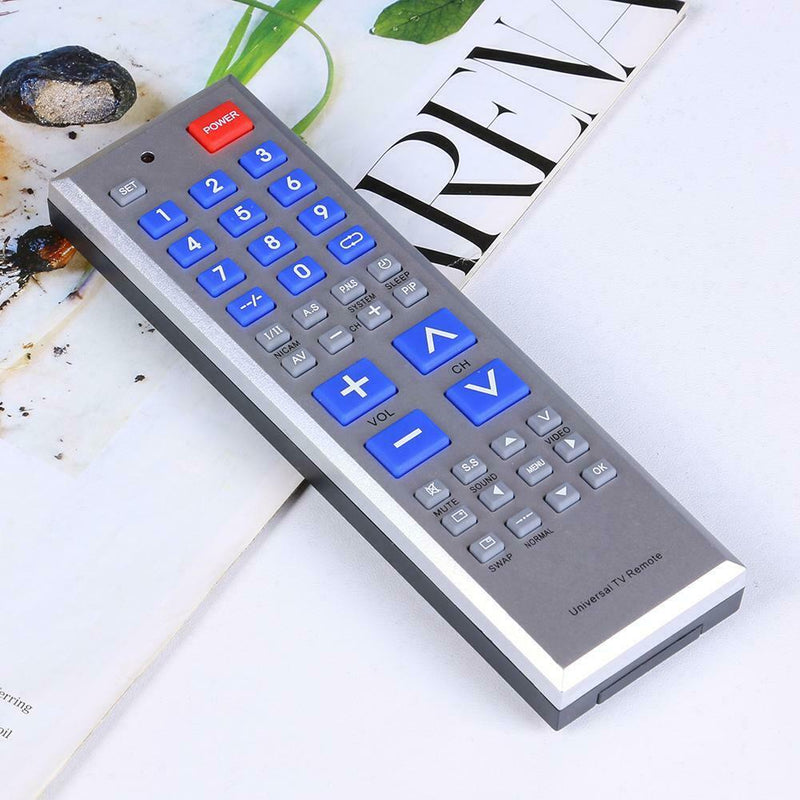 Universal TV Remote Control Oversize Key Controller for Big-button TV Sets