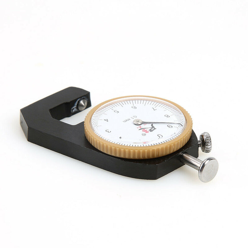 0-10mm 0.1mm Dial Steel Thickness Gauge Meter Tester Caliper (Tip Head)