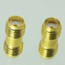 New  SMA Female To SMA Female Jack In Series RF Coaxial Adapter Connector -P Gw