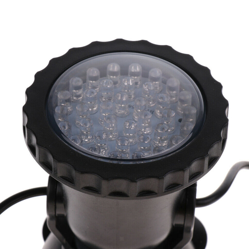 2pcs 36LED 7-Color Underwater SpotLight Waterproof Aquarium Pond Fish Tank Lamp
