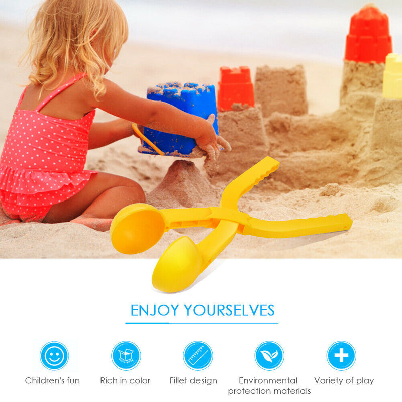 Snowball Clip Plastic Snow Ball Maker Mold for Outdoor Sports Tool Random