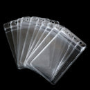 10Pcs Vertical Transparent Vinyl Plastic Clear ID Card Badge Holder  Z