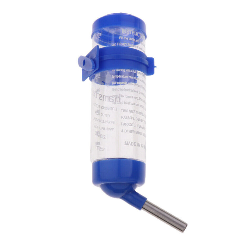 High Quality 125ML No Drip Drinking Water Bottle for Guinea Pig Hamster Pet