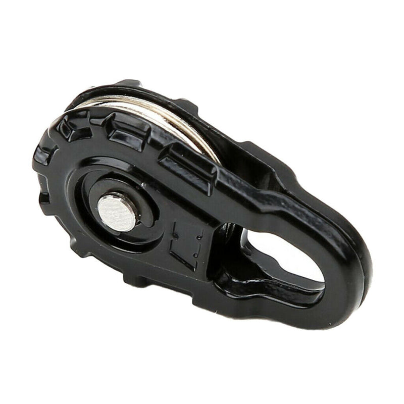 2x Metal Alloy Winch Snatch Block Black 1:10 RC Car Vehicle Crawler Parts