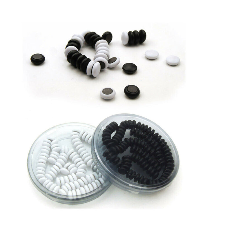 Magnetic Go Game Weiqi Chess Set With Single Convex Magnetic Plastic Stones and