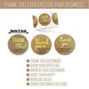 500Pieces Roll Thank You Packaging Sealing Stickers Kraft