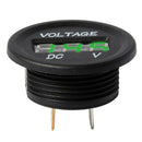 Voltmeter 12-24V Round Green LED Display Digital Panel for Marine Boat BI19