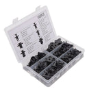 102pcs Nylon Bumper Push Fasteners Rivets Door Trim Panel Fender Side Skirt Clip