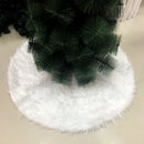 Christmas Tree Skirt White Fur Carpet Decoration Merry XMAS Tree Christmas Decor