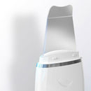 White Professional Ultrasonic Facial Skin Scrubber Deep Face Cleaning Peeli F1V2